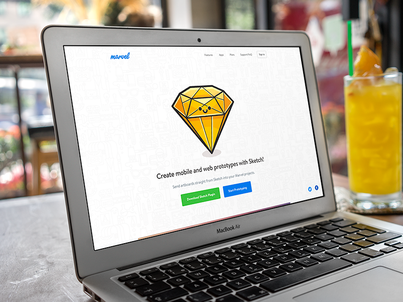 Prototype with Marvel and Sketch!